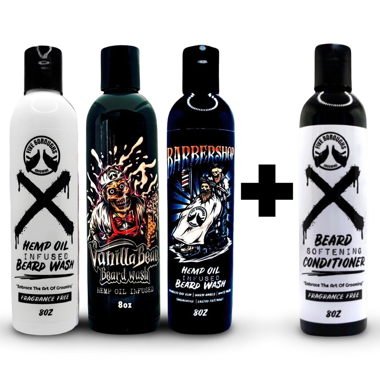 Beard Wash + Conditioner Combo (8oz)