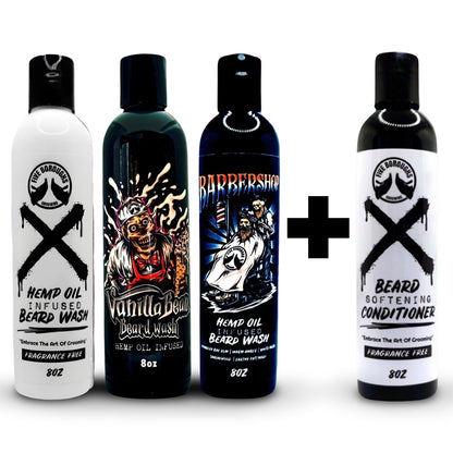 Beard Wash + Conditioner Combo (8oz)