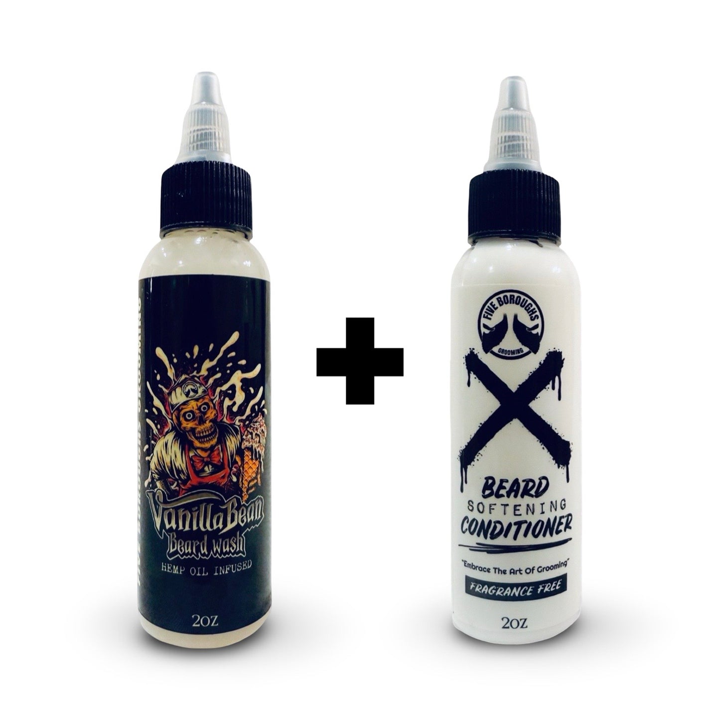 Beard Wash + Conditioner Combo (2oz)