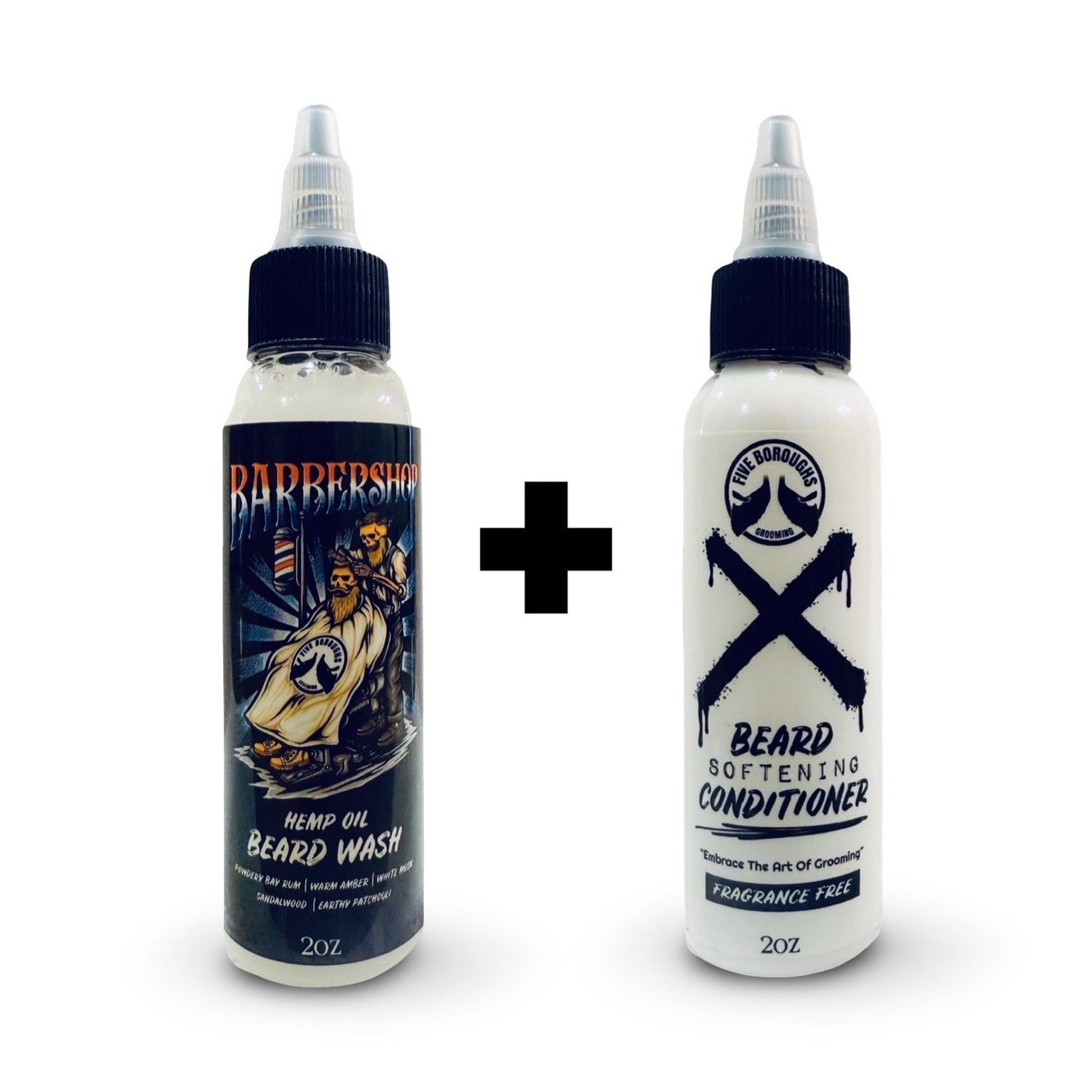 Beard Wash + Conditioner Combo (2oz)